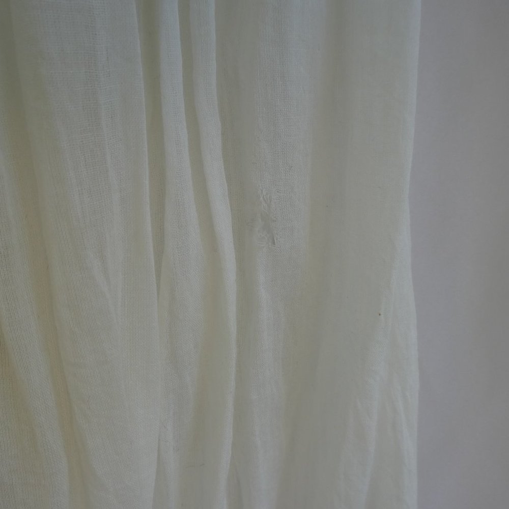 Raga Maxi Dress Cotton Gauze Rope Mirror Detail Embroidered Bodice Hem Border S - Picture 8 of 8